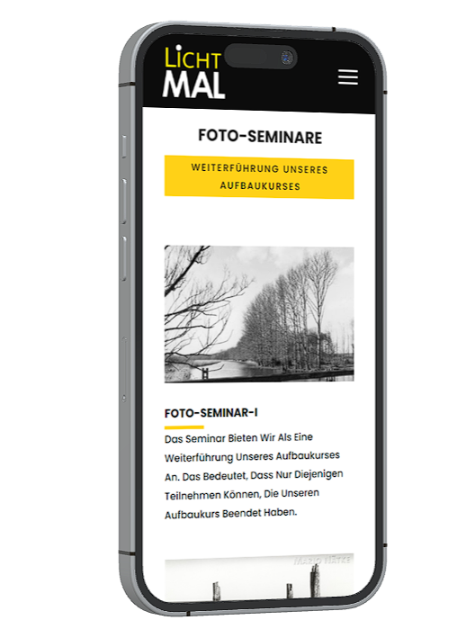 LichtMal — Foto-Seminare mobil